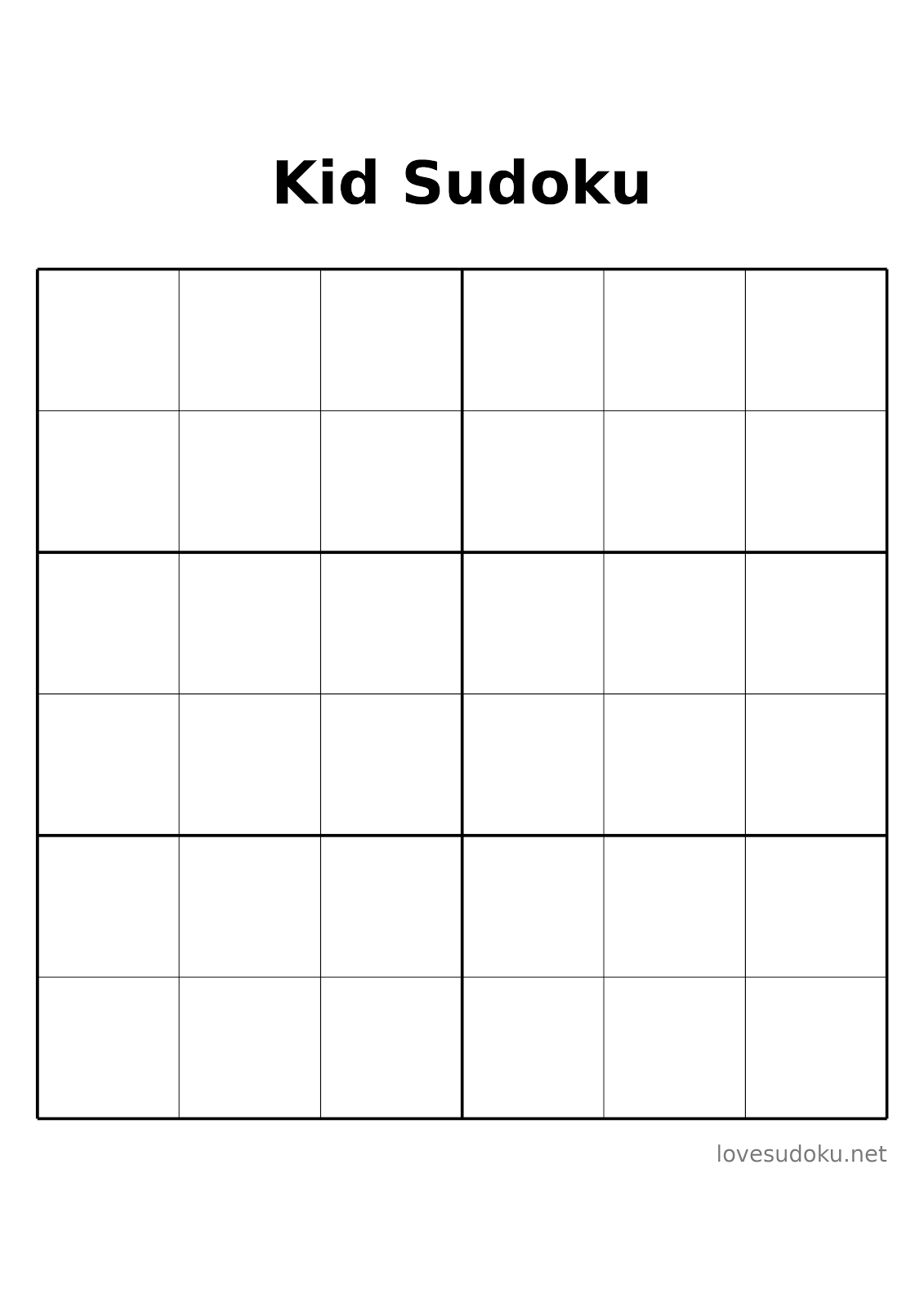 easy sudoku for kids